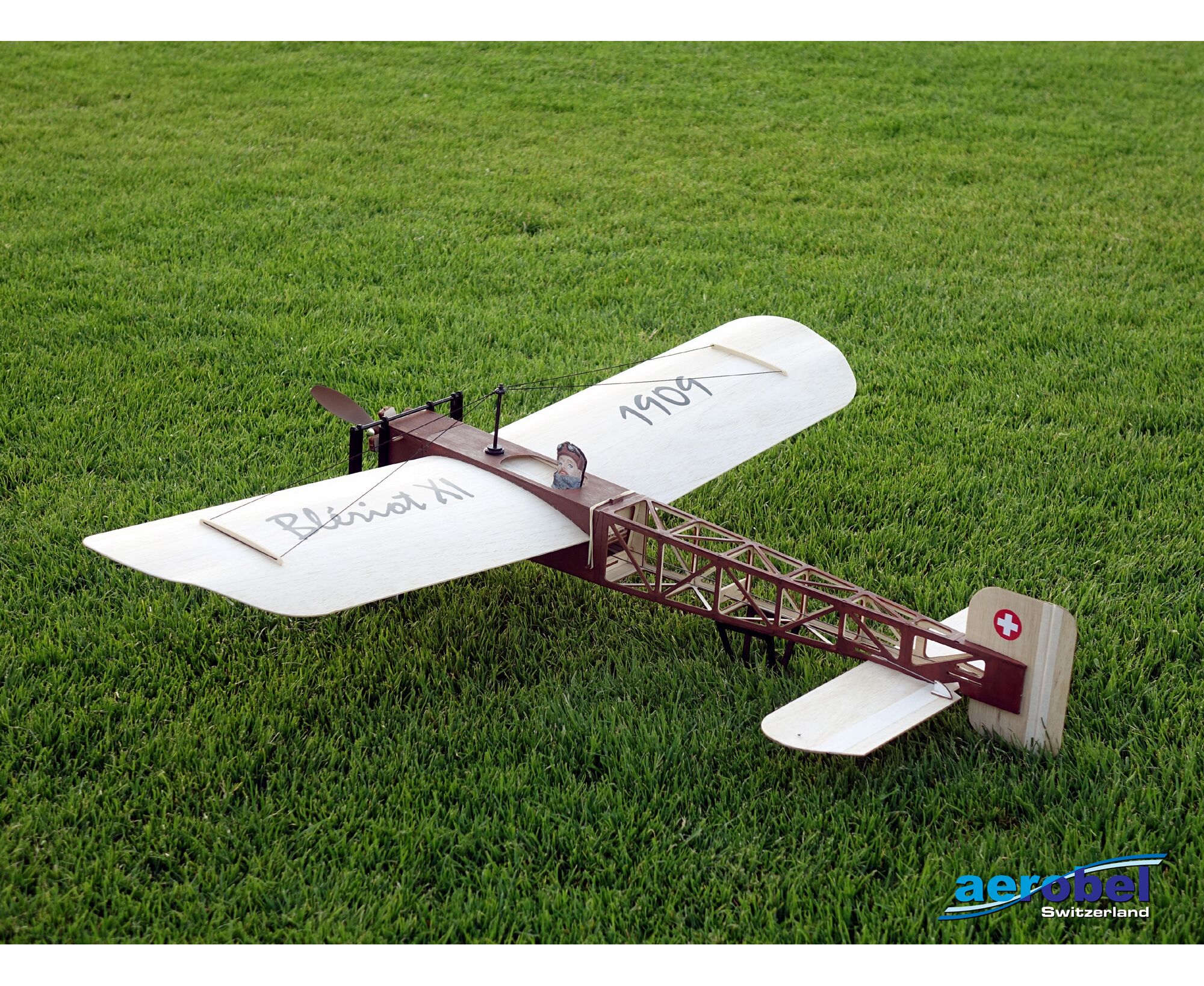 Flugzeug :: RC Motorflugzeug :: Blériot XI 1909 Laser-Holzbausatz