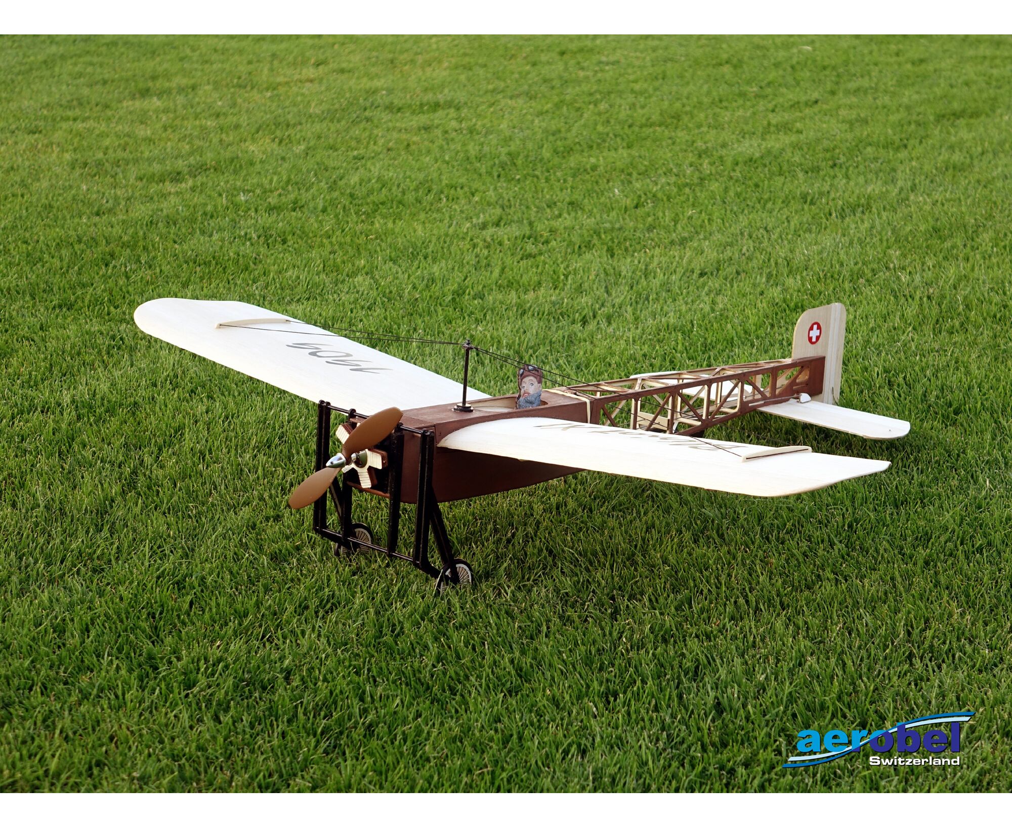 Flugzeug :: RC Motorflugzeug :: Blériot XI 1909 Laser-Holzbausatz