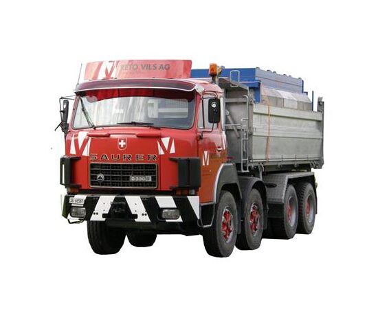 Sammler-Modell :: Lastwagen (LKW) :: Saurer D330 B F8x4 Kipper rot 1/43