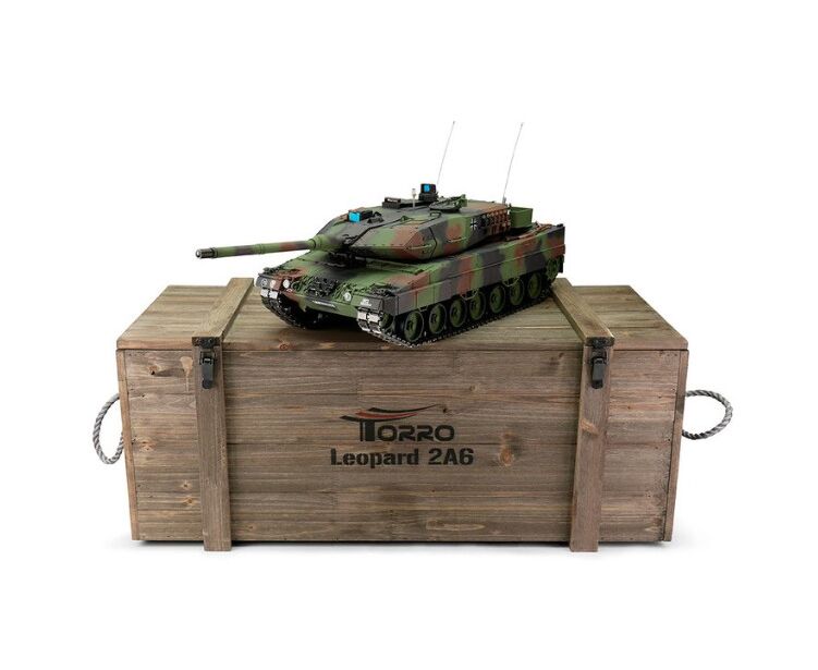RC Fahrzeug :: RC Panzer :: Torro Leopard 2 A6 Nato IR Rauch 1:16 RTR